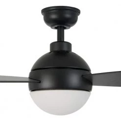 Home Decorators Collection Alisio 44 in. LED Matte Black Ceiling Fan with Light and Remote Control -Home Decorators Soldes matte black home decorators collection ceiling fans with lights yg768a mbk a0 1000