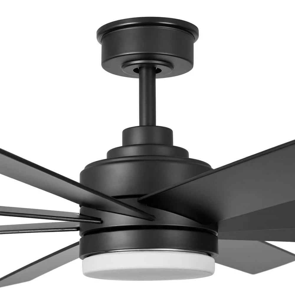 Home Decorators Collection Celene 62 in. LED Indoor/Outdoor Matte Black Ceiling Fan with Light and Remote Control with Color Changing Technology 7 Home Decorators Collection Celene 62 in. LED Indoor/Outdoor Matte Black Ceiling Fan with Light and Remote Control with Color Changing Technology - Image 5