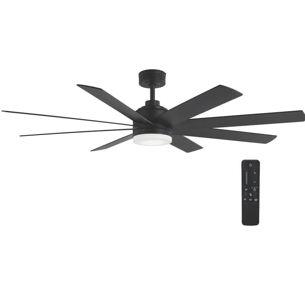 Home Decorators Collection Celene 62 in. LED Indoor/Outdoor Matte Black Ceiling Fan with Light and Remote Control with Color Changing Technology 3 Home Decorators Collection Celene 62 in. LED Indoor/Outdoor Matte Black Ceiling Fan with Light and Remote Control with Color Changing Technology