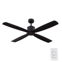 Home Decorators Collection Kitteridge 52 in. Indoor Matte Black Ceiling Fan