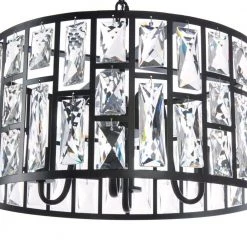 Home Decorators Collection Kristella 4-Light Matte Black Chandelier with Clear Crystal Shade 16 Home Decorators Collection Kristella 4-Light Matte Black Chandelier with Clear Crystal Shade -Home Decorators Soldes matte black home decorators collection chandeliers 30686 hbb 66 1000
