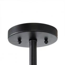 Home Decorators Collection Kristella 12.5 in. 3-Light Matte Black Semi Flush Mount Light with Clear Crystal Shade -Home Decorators Soldes matte black home decorators collection flush mount lights 31820 hbb 44 1000