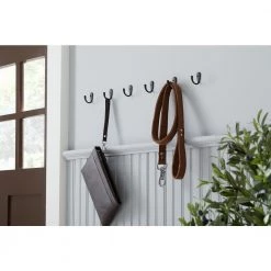 Home Decorators Collection 1-13/16 in. Matte Black Wall Hook (6-Pack) 11 Home Decorators Collection 1-13/16 in. Matte Black Wall Hook (6-Pack) -Home Decorators Soldes matte black home decorators collection hooks 63099 31 1000