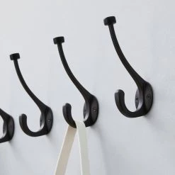 Home Decorators Collection 5-5/8 in. Matte Black Pilltop Wall Hooks (6-Pack) -Home Decorators Soldes matte black home decorators collection hooks 64201 1f 1000