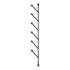 Home Decorators Collection 36 in. Matte Black Vertical Hook Rack with 6 Hooks -Home Decorators Soldes matte black home decorators collection hooks 64501 64 1000