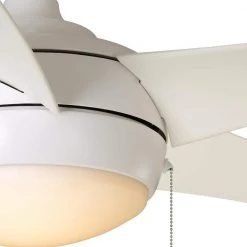 Home Decorators Collection Windward 52 in. Integrated LED Indoor/Outdoor Matte White Ceiling Fan with Light Kit -Home Decorators Soldes matte white home decorators collection ceiling fans with lights 51662 c3 1000