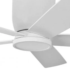Home Decorators Collection Britton 52 in. Integrated LED Indoor Matte White Ceiling Fan with Light Kit and Remote Control -Home Decorators Soldes matte white home decorators collection ceiling fans with lights sw19110 mwh 40 1000