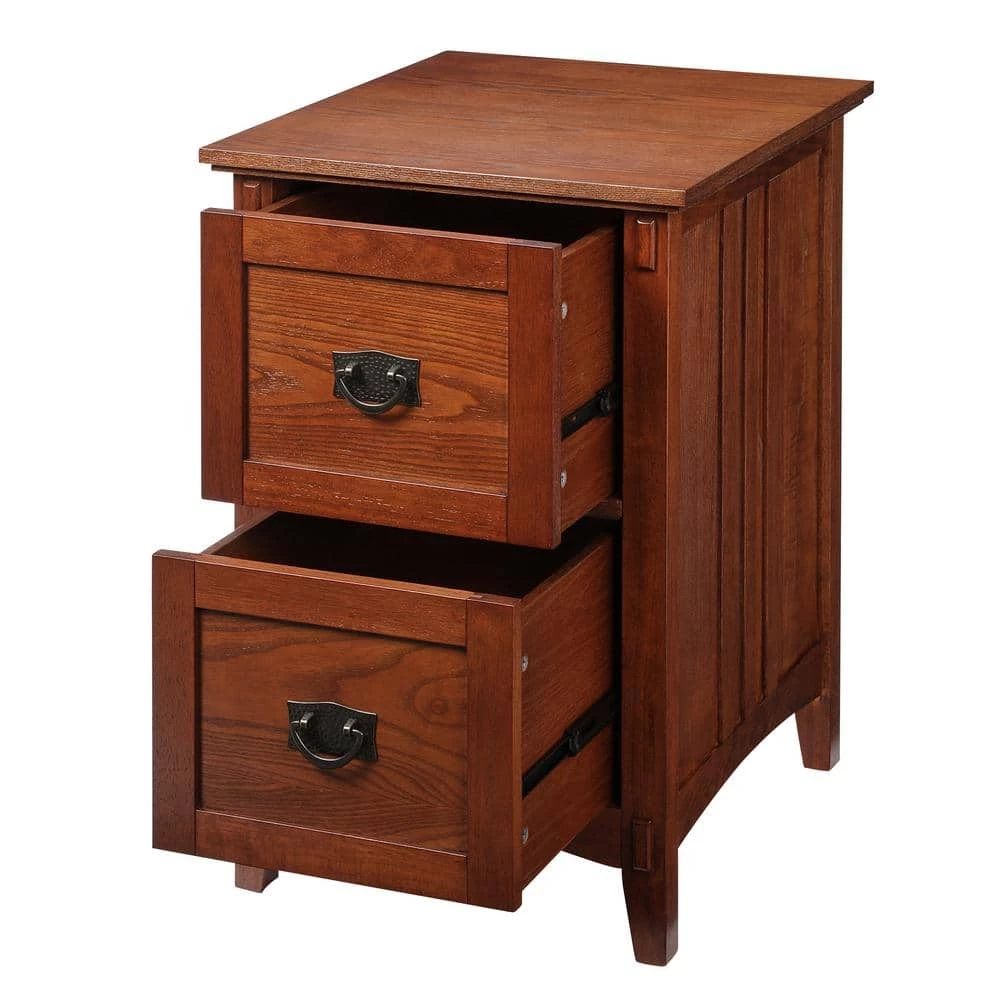 Home Decorators Collection Artisan Medium Oak 2 Drawer File Cabinet 10 Home Decorators Collection Artisan Medium Oak 2 Drawer File Cabinet - Image 8