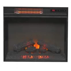 Home Decorators Collection Mattingly 60 in. Freestanding Media Console Electric Fireplace TV Stand in Midnight Cherry -Home Decorators Soldes midnight cherry home decorators collection fireplace tv stands 112272 1f 1000