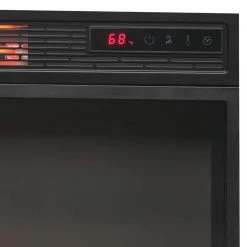 Home Decorators Collection Mattingly 60 in. Freestanding Media Console Electric Fireplace TV Stand in Midnight Cherry -Home Decorators Soldes midnight cherry home decorators collection fireplace tv stands 112272 44 1000