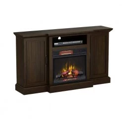 Home Decorators Collection Mattingly 60 in. Freestanding Media Console Electric Fireplace TV Stand in Midnight Cherry -Home Decorators Soldes midnight cherry home decorators collection fireplace tv stands 112272 e1 1000