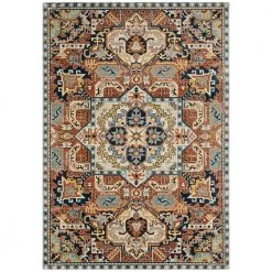 Home Decorators Collection Cadence Multi 5 ft. x 7 ft. Medallion Area Rug