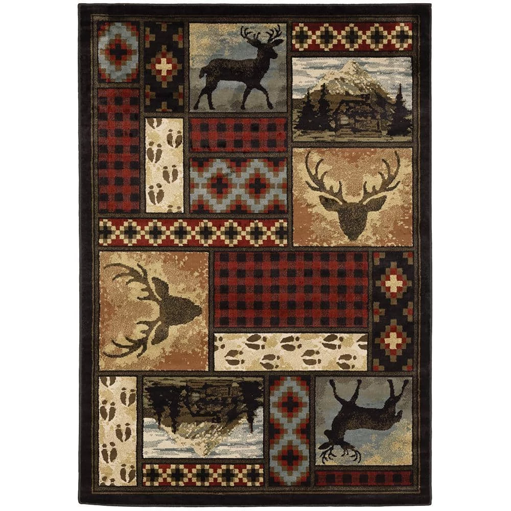 Home Decorators Collection Valor Multi 8 ft. x 10 ft. Plaid Area Rug 3 Home Decorators Collection Valor Multi 8 ft. x 10 ft. Plaid Area Rug
