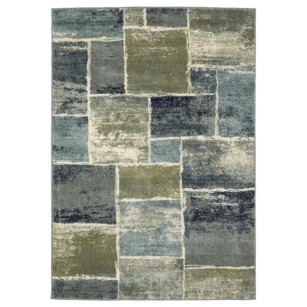 Home Decorators Collection Bartlett Multi 9 ft. x 12 ft. Block Area Rug 3 Home Decorators Collection Bartlett Multi 9 ft. x 12 ft. Block Area Rug