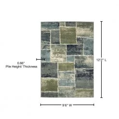 Home Decorators Collection Bartlett Multi 9 ft. x 12 ft. Block Area Rug 13 Home Decorators Collection Bartlett Multi 9 ft. x 12 ft. Block Area Rug -Home Decorators Soldes multi home decorators collection area rugs 593002 76 1000