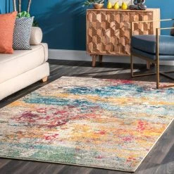 Home Decorators Collection Modern Monet Multi 9 ft. x 12 ft. Area Rug -Home Decorators Soldes multi home decorators collection area rugs kkcb54a 9012 31 1000