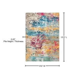 Home Decorators Collection Modern Monet Multi 9 ft. x 12 ft. Area Rug -Home Decorators Soldes multi home decorators collection area rugs kkcb54a 9012 76 1000