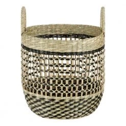 Home Decorators Collection Round Natural and Black Seagrass Storage Basket 11 Home Decorators Collection Round Natural and Black Seagrass Storage Basket -Home Decorators Soldes natural black home decorators collection storage baskets feh2111 02 4f 1000
