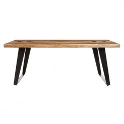 Home Decorators Collection Cosbyrne 48 in. Natural Large Rectangle Wood Coffee Table with Metal Base -Home Decorators Soldes natural home decorators collection coffee tables acb 2609 59 77 1000