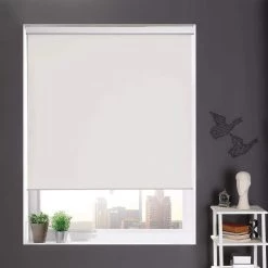 Home Decorators Collection Natural Cordless Stain Resistant Blackout Roller Shades 72 in. W x 78 in. L -Home Decorators Soldes natural home decorators collection roller shades inv150 254385 4f 1000
