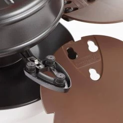 Home Decorators Collection Palm Cove 52 in. Indoor/Outdoor LED Natural Iron Ceiling Fan with Light Kit, Downrod and Reversible Motor -Home Decorators Soldes natural iron home decorators collection ceiling fans with lights 51422 1f 1000