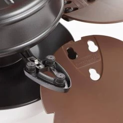 Home Decorators Collection Palm Cove 44 in. Indoor/Outdoor LED Natural Iron Ceiling Fan with Light Kit, Downrod and Reversible Motor -Home Decorators Soldes natural iron home decorators collection ceiling fans with lights 51544 4f 1000