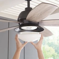 Home Decorators Collection Ackerly 52 in. Indoor/Outdoor Integrated LED Natural Iron Damp Rated Ceiling Fan with Light Kit and Remote Control 15 Home Decorators Collection Ackerly 52 in. Indoor/Outdoor Integrated LED Natural Iron Damp Rated Ceiling Fan with Light Kit and Remote Control -Home Decorators Soldes natural iron home decorators collection ceiling fans with lights 56014 77 1000