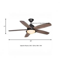 Home Decorators Collection Ackerly 52 in. Indoor/Outdoor Integrated LED Natural Iron Damp Rated Ceiling Fan with Light Kit and Remote Control 12 Home Decorators Collection Ackerly 52 in. Indoor/Outdoor Integrated LED Natural Iron Damp Rated Ceiling Fan with Light Kit and Remote Control -Home Decorators Soldes natural iron home decorators collection ceiling fans with lights 56014 a0 1000