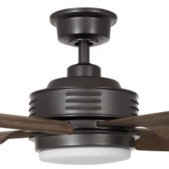 Home Decorators Collection Hansfield 56 in. LED Outdoor Natural Iron Ceiling Fan with Remote Control -Home Decorators Soldes natural iron home decorators collection ceiling fans with lights yg656 ni c3 1000