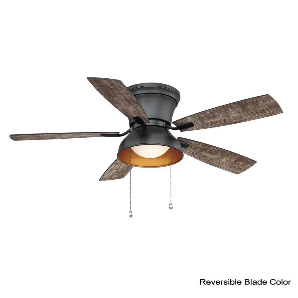 Home Decorators Collection Banneret 52 in. LED Natural Iron Ceiling Fan with Light 9 Home Decorators Collection Banneret 52 in. LED Natural Iron Ceiling Fan with Light - Image 7
