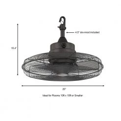 Home Decorators Collection Calthorpe 20 in. Portable Natural Iron Ceiling Fan -Home Decorators Soldes natural iron home decorators collection ceiling fans without lights yg682 ni 77 1000