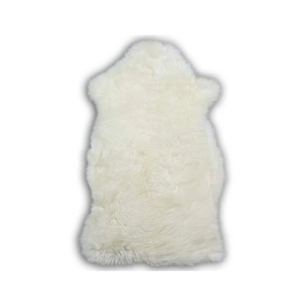 Home Decorators Collection Unshorn Sheepskin White 2 ft. x 3 ft. Animal Shape Area Rug 3 Home Decorators Collection Unshorn Sheepskin White 2 ft. x 3 ft. Animal Shape Area Rug
