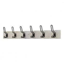 Home Decorators Collection 35 in. Solid Wood Hook Rack with 6 Matte Black Hooks 8 Home Decorators Collection 35 in. Solid Wood Hook Rack with 6 Matte Black Hooks -Home Decorators Soldes natural wood home decorators collection hooks 64431 40 1000