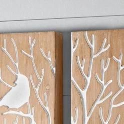 Home Decorators Collection Wooden Tree with Birds Wall Art (Set of 2) -Home Decorators Soldes nature home decorators collection wall signs 99qh267n1h 40 1000