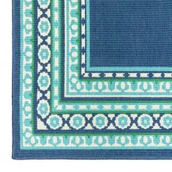 Home Decorators Collection Tonga Navy 8 ft. x 11 ft. Indoor/Outdoor Area Rug -Home Decorators Soldes navy home decorators collection outdoor rugs 9526850320 44 1000