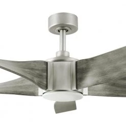 Home Decorators Collection Sky Parlor 56 in. Integrated LED Indoor Burnished Nickel Ceiling Fan with Light -Home Decorators Soldes nickel home decorators collection ceiling fans with lights 34613 66 1000