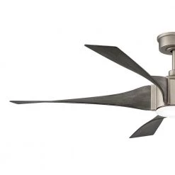 Home Decorators Collection Sky Parlor 56 in. Integrated LED Indoor Burnished Nickel Ceiling Fan with Light -Home Decorators Soldes nickel home decorators collection ceiling fans with lights 34613 c3 1000