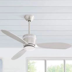 Home Decorators Collection Federigo 48 in. Integrated LED Indoor Nickel Ceiling Fan with Light Kit and Remote Control -Home Decorators Soldes nickel home decorators collection ceiling fans with lights sw1618bn e1 1000