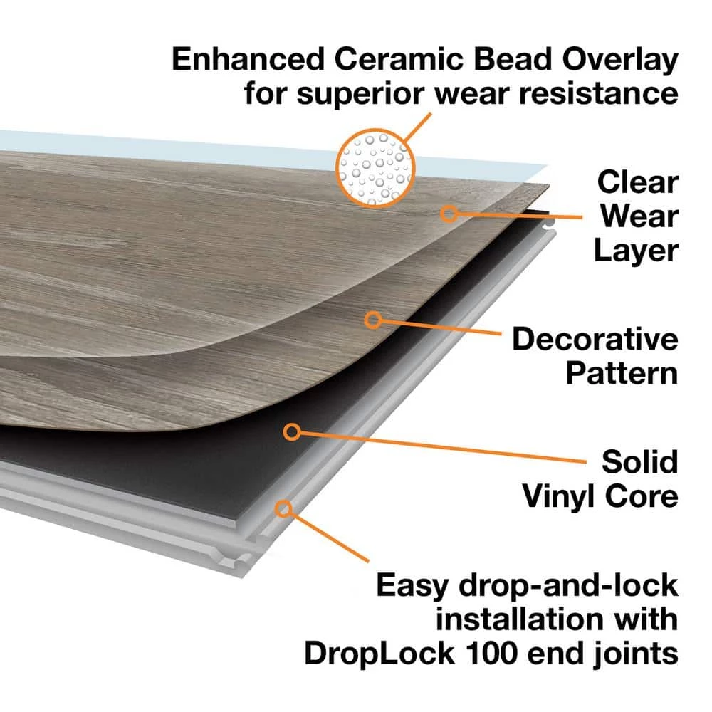 Home Decorators Collection 7.5 in. W Noble Oak Click Lock Luxury Vinyl Plank Flooring (24.74 sq. ft./case) 5 Home Decorators Collection 7.5 in. W Noble Oak Click Lock Luxury Vinyl Plank Flooring (24.74 sq. ft./case) - Image 3