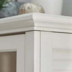 Home Decorators Collection Hamilton Polar White 60 in. 4-Shelf Bookshelf with Adjustable Shelves -Home Decorators Soldes off white home decorators collection bookcases bookshelves 9787300410 66 1000