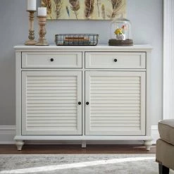 Home Decorators Collection Hamilton 47 in. Polar White Wood Console Table with Drawers -Home Decorators Soldes off white home decorators collection console tables sk19032r2pw 40 1000
