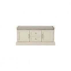 Home Decorators Collection Royce Polar White Storage Bench