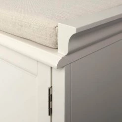 Home Decorators Collection Royce Polar White Storage Bench -Home Decorators Soldes off white home decorators collection dining benches sk19076r1 pw 66 1000