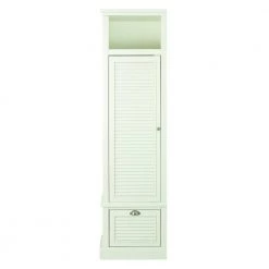 Home Decorators Collection Shutter 43.5 in. H x 15.5 in. W x 1 in. D Modular Closed Left Locker in Off White -Home Decorators Soldes off white home decorators collection lockers sk18732d1 pw 1f 1000