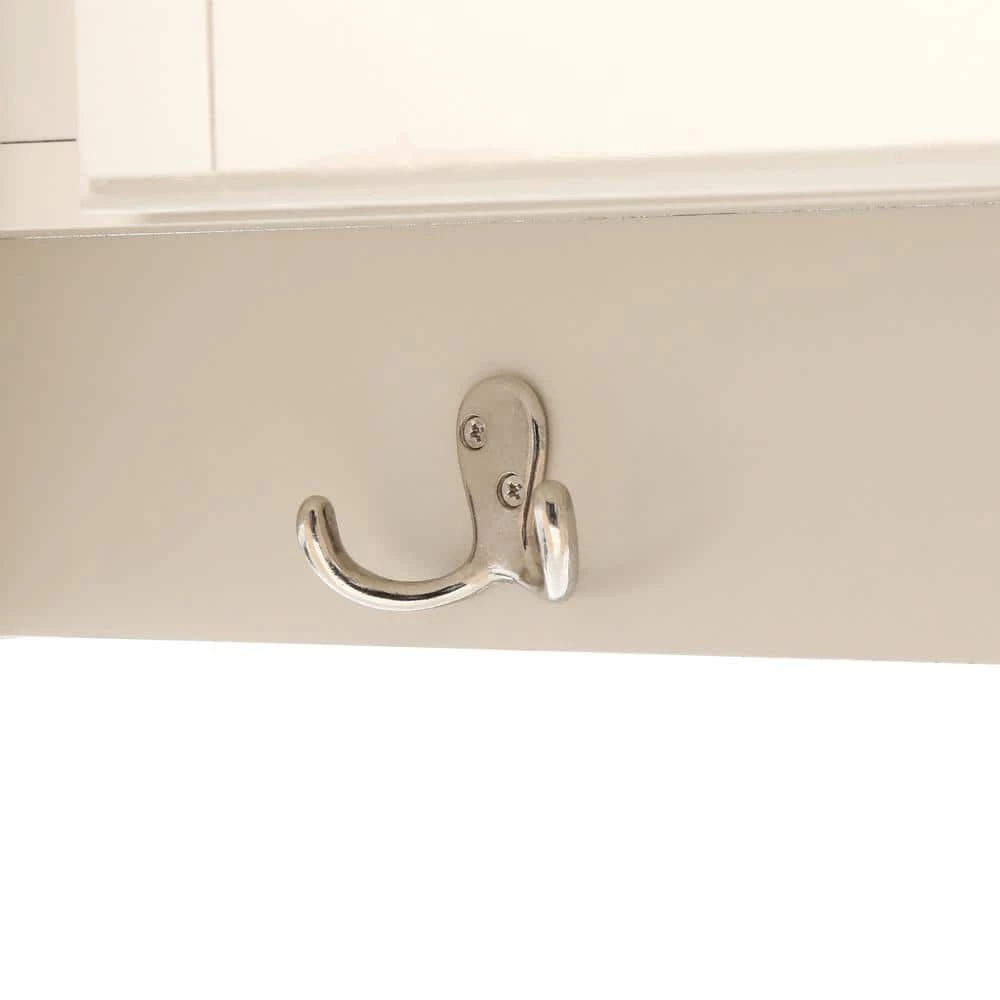 Home Decorators Collection Walker Polar White Corner Wall Cabinet 9 Home Decorators Collection Walker Polar White Corner Wall Cabinet - Image 7