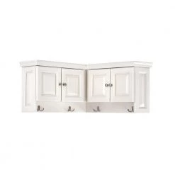Home Decorators Collection Walker Polar White Corner Wall Cabinet