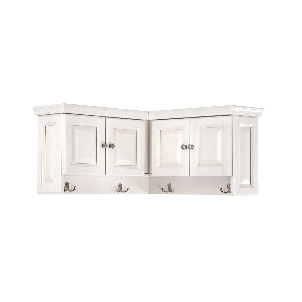 Home Decorators Collection Walker Polar White Corner Wall Cabinet 3 Home Decorators Collection Walker Polar White Corner Wall Cabinet