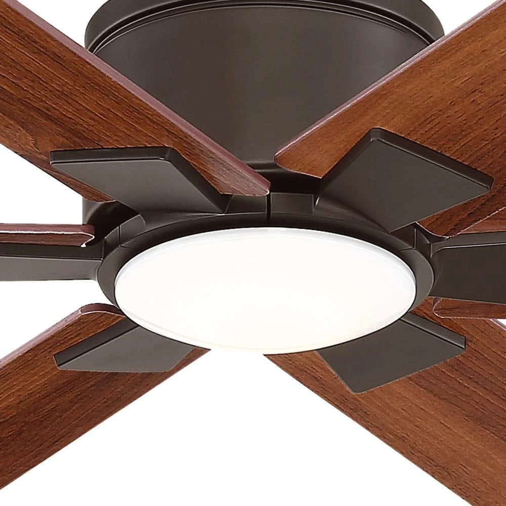 Home Decorators Collection Renwick 60 in. Integrated LED Oil Rubbed Bronze Ceiling Fan with Light Kit Remote Control Works with Google and Alexa 5 Home Decorators Collection Renwick 60 in. Integrated LED Oil Rubbed Bronze Ceiling Fan with Light Kit Remote Control Works with Google and Alexa - Image 3