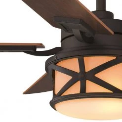 Home Decorators Collection Copley 52 in. Indoor/Outdoor LED Oil Rubbed Bronze Ceiling Fan with Light Kit, Downrod, Remote and Reversible Blades -Home Decorators Soldes oil rubbed bronze home decorators collection ceiling fans with lights 51504 1d 1000