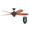 Home Decorators Collection Altura 56 in. Indoor Oil-Rubbed Bronze Ceiling Fan with Downrod, Remote and Reversible Motor; Light Kit Adaptable -Home Decorators Soldes oil rubbed bronze home decorators collection ceiling fans without lights 26655 64 1000